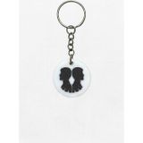 Hobireyon İkizler Burcu NFC Anahtarlık – Akıllı Temassız Bağlantı Özellikli Burç Anahtarlığı (3,5 cm)