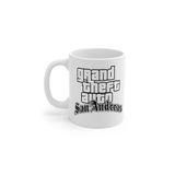 HobiShop(1407) Gta San Andreas Baskılı Kupa Bardak beyaz