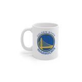 HobiShop(4601) Golden State Baskılı Kupa Bardak Beyaz