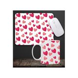 HobiShop(503) Kalpli Kupa & Kalpli Tasarım Mouse Pad 23x19cm Fare Altlığı Kaydırmaz Taban De581 Ofis Hediyesi 13