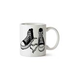 HobiShop(5512) All Star Converse Porselen Kupa Bardak Beyaz