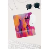 HobiShop(79) Renkli Boya Desenli Bilek Destekli Dikdörtgen Mouse Pad Mouse Altlığı. Renkli