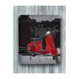 HobiShop(8389) Kırmızı Motor Bilek Destekli Mouse Pad Renkli