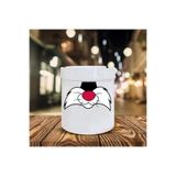 HobiShop(8793) Sylvester Baskılı Seramik Küllük