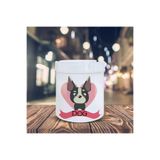 HobiShop(9279) Sevimli Köpek Dog Baskılı Küllük Seramik Kül Tablası-3214 standart
