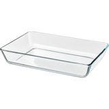 Hobiurun Fırın-servis kabı, cam, 35x25 cm - Altın - 10 cm