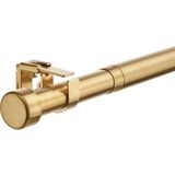 Hobiurun Perde çubuğu seti, pirinç rengi, 120-210 cm 28 mm