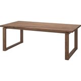 Hobiurun Yemek Masası, Meşe Kaplama-Kahverengi, 6-8 Kişilik, 220X100 cm - 100x220x74 cm
