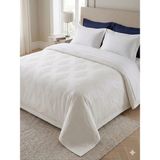Hobizer Tekstil Pike Yatak Örtüsü 230X240 cm - Krem