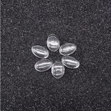 Hobizubi 5'li Büyüteç Cam - Oval Küçük - 10 mm - Şeffaf - 5 Adet