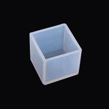 Hobizubi Küp Reçine Epoksi,Sabun,Mum ve Beton Kalıbı - 4cm -Kod:59 - Şeffaf