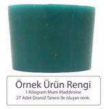 Hobizubi Yeşil Mum Boyası 100 gr - Granül Mum Boyası - Asker Yeşili