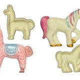 Hobs Unicorn Lama Kurabiye Kalıbı Seti 2 Parça