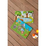 Hoby Games Okul Öncesi Başlangıç Yapboz Piknik Ve Safarı Ahşap Puzzle Set