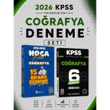 Hoca Kafası 2026 Kpss Coğrafya 15 Deneme & Kpss Coğrafya 6 Deneme Evp Akademi Seti