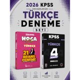 Hoca Kafası 2026 Kpss Türkçe 21 Deneme & Kpss Türkçe 4 Deneme Evp Akademi Seti