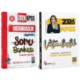 Hoca Kafası + İndeks 2026 KPSS Vatandaşlık Soru Bankası 2 li Set - Esra Özkan Karaoğlu Hoca Kafası + İndeks Akademi Yayı