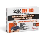 Hoca Kafası Yayınları 2026 MEB-AGS Eğitim Bilimleri ve Türk Milli Eğitim Sistemi Video Ders Notları- 2 (ÖMER EKCİ)