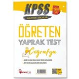 Hoca Kafası Yayınları KPSS Coğrafya Öğreten Yaprak Test