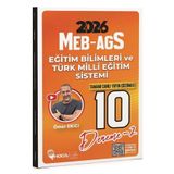 Hoca Kafası Yayınları YENİ AGS - Hoca Kafası 2026 MEB-AGS Eğitim Bilimleri ve Türk Milli Eğitim Sistemi 10 Deneme Çözümlü