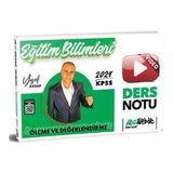 HocaWebde Yayınları - 2024 KPSS Eğitim Bilimleri Ölçme ve Değerlendirme Video Ders Notu