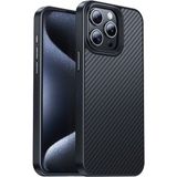 Hoco Apple iPhone 15 Pro Max As7 Kevlar Kılıf Manyetik Magsafeli Telefon Kılıfı - Siyah