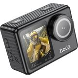 Hoco DV101 4K Wifi Dual Ekran Spor Aksiyon Kamera Siyah
