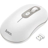 HOCO GM21 Platinium 1600dPi 2.4G Bluetooth Kablosuz Optik Mouse BEYAZ