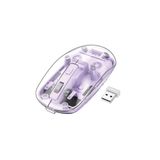 Hoco GM29 2.4g Mor Mysterious Business Çift Modlu Sessiz Kablosuz Mouse