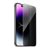 Hoco. iPhone 14 Pro ile Uyumlu 9D Dustproof Hayalet Cam Ekran Koruyucu - Siyah