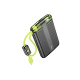 Hoco J127 Dijital Göstergeli Dual Kablolu 20W Hızlı Şarj Destekli 10.000 Mah Pd Mini Powerbank