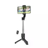 Hoco K17 Bluetooth Uzaktan Kontrol Selfie Çubuğu Tripod Mini Canlı Yayın Standı-(5775)