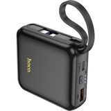 Hoco Q23 Blade 10000MAH 22.5W+PD20W Kablolu Powerbank - Siyah