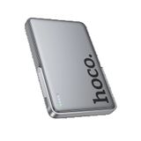 Hoco. Q36 Sunlight 5.000 mAh 20W Type-C ve 10W Kablosuz Şarj PD Standlı Powerbank - Titan Gri
