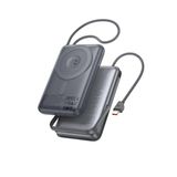 Hoco. Q43 Clever 3in1 10.000 mAh PD 20W Standlı Kablosuz Powerbank - Gri
