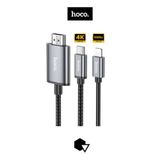 Hoco. UA27 2M Type-C to HDMI Dönüştürücü Kablo – 4K Ultra HD Görüntü Aktarımı, Tak Çalıştır, Compatible with MacBook, iPad, Android, Windows ve TV Uyumlu, Type-C HDMI Adaptör (2 Metre)