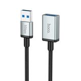 Hoco. US10 50cm 5 GBPS Hız Tak Çalıştır USB 3.0 to USB 3.0 Uzatma Kablosu - Siyah
