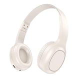 Hoco W46 Hi-Fi Yüksek Ses Bluetooth 5.3 Kablosuz Kulaküstü Kulaklık - Bej