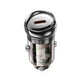 Hoco Z53 Sight Single PD30W Type-C Girişli Araç Çakmaklık Hızlı Şarj ALETI-(5775) - Siyah