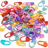 Hodbehod 200 Adet Ilmek Sabitleyici Ip Tutucu Plastik Çengelli Iğne Plastik Örgü Şiş Kutulu Set