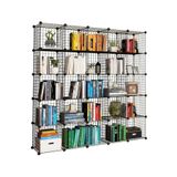 Hodbehod 25 Bölmeli Metal Portatif Kitaplık Raf Dolap Organizer