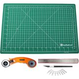 Hodbehod A2 Kesim Altlığı Hobi Cutting Mat Set 60 x 45 cm Yeşil 1 Adet Çift Taraflı Kullanım