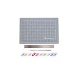 Hodbehod A4 Gri Renk Çift Taraflı Hobi Kesim Matı Tablası Set
