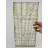 Hodbehod Şeffaf Plastik 30X15 cm Terzi Modelist Kırkyama Patcwork Kesim Cetvel 3mm Kalınlık