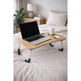 Hodbehod Yatak Koltuk Üstü Laptop Masası - Ceviz - Y: 28 cm D: 60 cm G: 40 cm