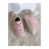 Hodore Starex Pembe-Pudra Hakiki Deri İlkadım Çocuk Spor Ayakkabı Ortopedik Taban