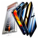 Hoerrye iPhone 16 Pro Max için kırılmaz cam görüntü koruması – [otomatik, kabarcıksız] [24 derece nti çizik] 9H sertlik gizlilik tam ekran koruyucu cam ekran koruyucu folyo, 2 adet