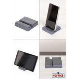 Hoffice Masaüstü Cep Telefonu Tutucu Stant & Masaüstü Tablet Tutucu Stant (2 Adet) - Koyu Gri