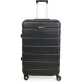 Hoffmanns Titan Büyük Boy Abs Valiz - Siyah - 76X52X30 cm - Montajsız