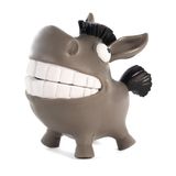 Hog Wild Scream-O Screaming Donkey Toy - Eşek'in Yanaklarını Sıkın ve Komik Bir Çığlık Sesi Yapar - Komik Çorap, Noel, Şaka, Yenilik, Çocuklar, Yetişkinler, İş Arkadaşları için Gag Hediyesi